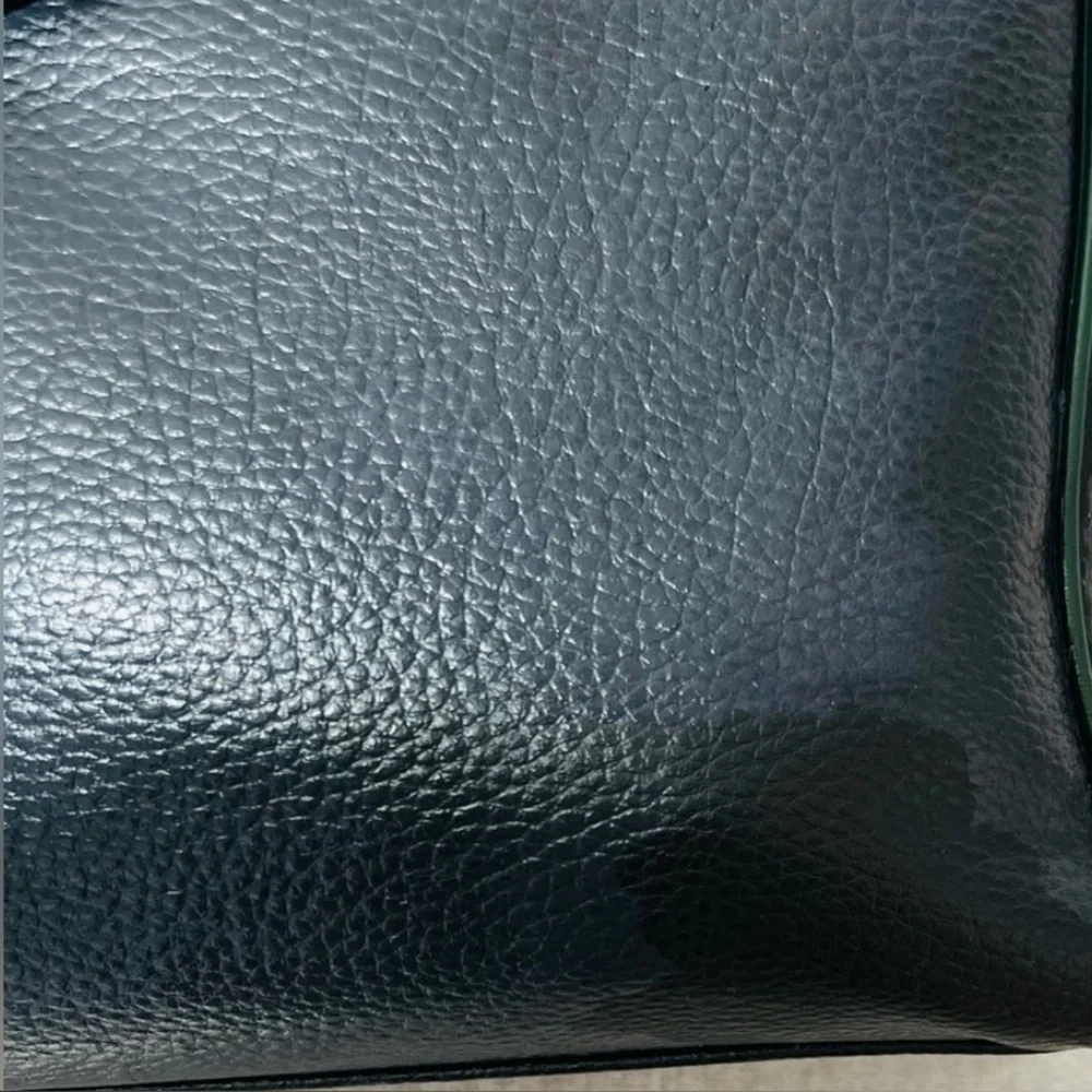 Vintage Rudolph Valentino Black Leather Bag - Picture 11 of 12